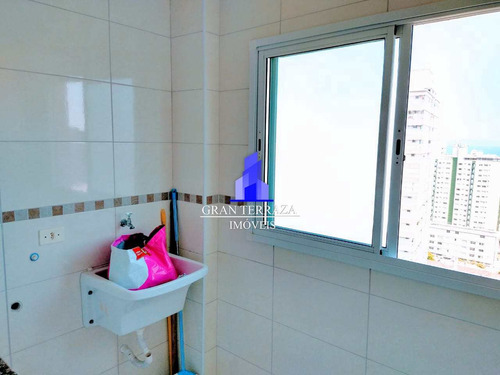 Apartamento Com 3 Dorms, Aviação, Praia Grande - R$ 450 Mil, Cod: 1108 - V1108