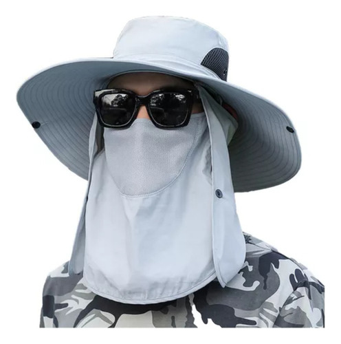 Sombrero De Pescador Con Protección Solar Y Ala Ancha