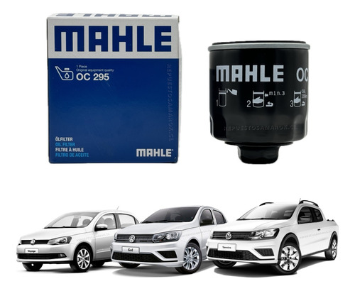 Filtro Aceite Motor Vw Gol Saveiro Voyage Mahle Original