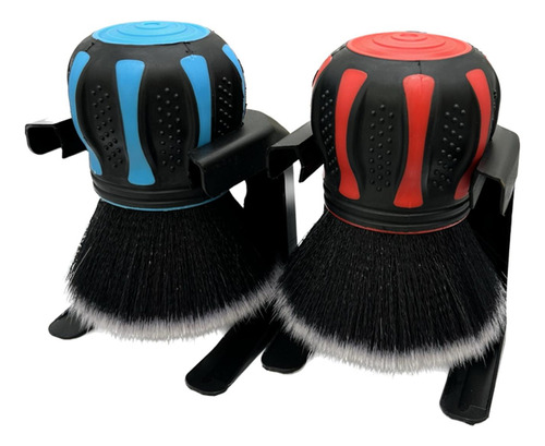 Car Detailing Brush Knob Like Handle Handy Tool Azul