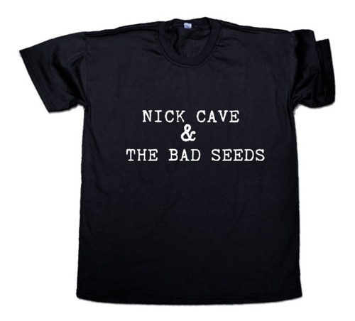 Imagen 1 de 4 de Remera Nick Cave And The Bad Seeds Logos Algodón Premium