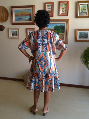 Vestido Feminino Tecido Curto Emilia