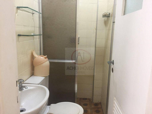 Imagem 23 de 30 de Apartamento Com 1 Dormitório À Venda, 68 M² Por R$ 375.000,00 - Boqueirão - Santos/sp - Ap10652