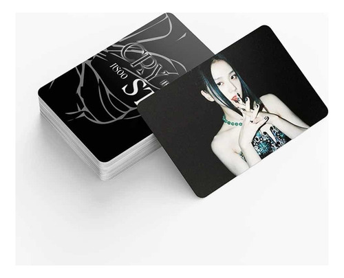 55 Photocards Jisoo De Black Pink