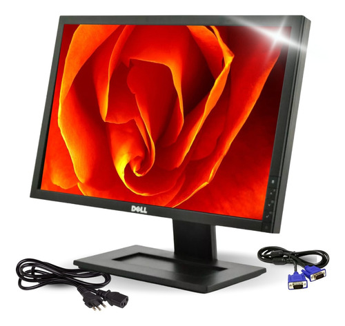 Monitor Dell 19 Polegadas E1911 Widescreen Lcd Dvi Vga Preto (Recondicionado)
