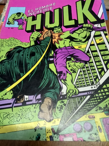 Cómic El Hombre Increíble Hulk Núm 4 , Marvel Chile, 1978. (Usado)