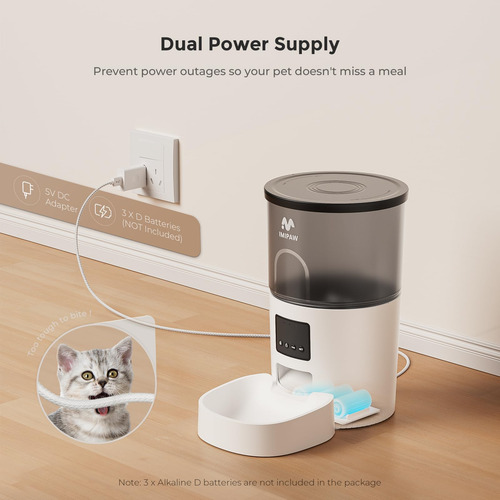 Imipaw Comedero Automático Para Gatos Dispensador De
