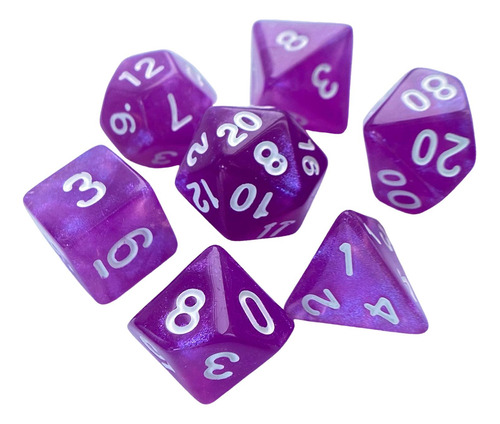 2 Juego De Dados Cristalinos, Dados De Juego 2 Piezas