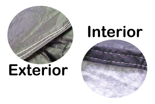 Pijama Para Auto 100% Impermeable Color Gris Talla S Sedan