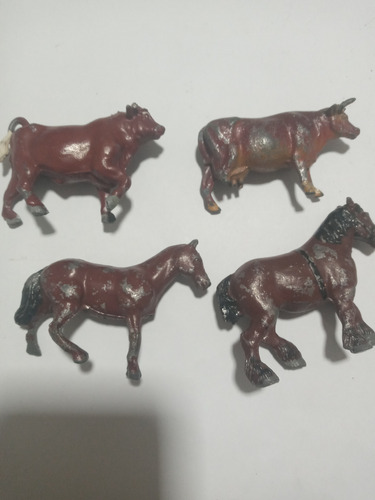 Antiguo Juguete Ind Arg Animales De Plomo # 15 (Usado)