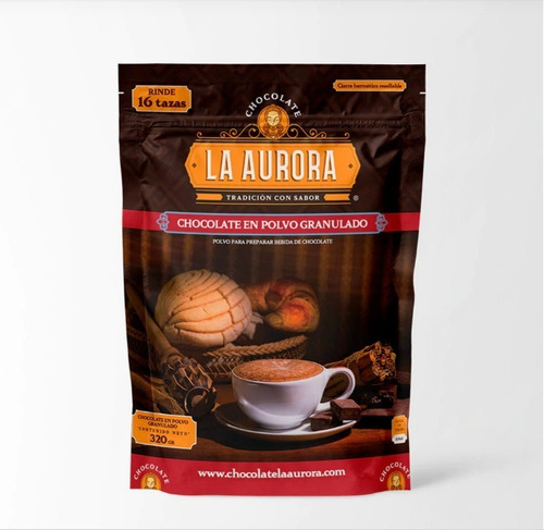 Chocolate Granulado Artesanal La Aurora (pack C/2 Piezas)