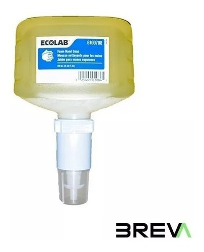 Jabón Manos Espuma Biodegradable Ecolab 750ml