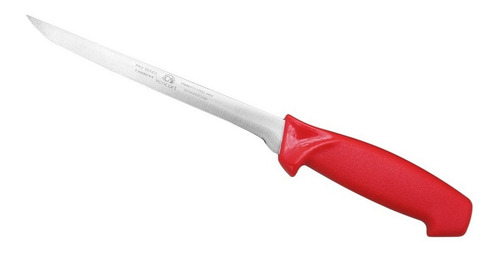 Cuchillo Deshuesador Profesional 7 Pulgadas Vencort Color Rojo