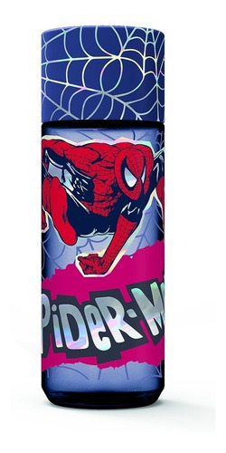 Vaso Con Tapa  Spiderman Disney Ha161  Cresko