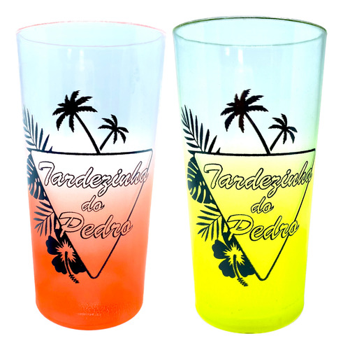 60 Copos Longdrink 320ml Personalizados Fret E Vers Degrade