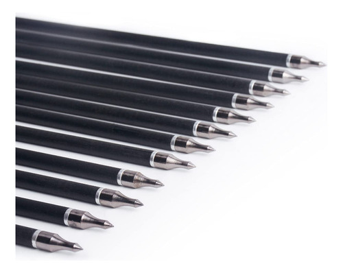 Juego De 12 Flechas De Carbono 30.0 In 500 Con Puntas Extraí