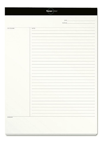 Oxford Focusnotes Writing Pad, 8-1/2 X 11-3/4 , 50 Sheets