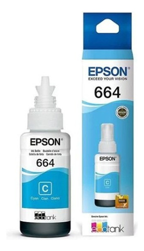 Tinta Epson T664 L110 L120 L200 L210 L350 L355 L375