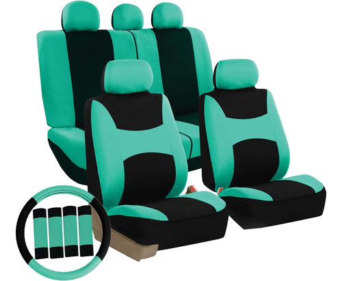 Juego Combinado De Fundas De Asiento Para Automóviles De Col