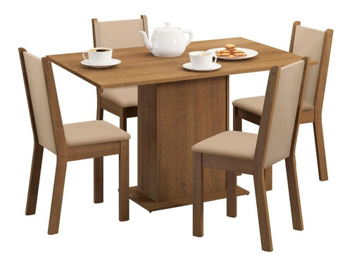 Juego De Comedor Celine 4 Sillas Favatex