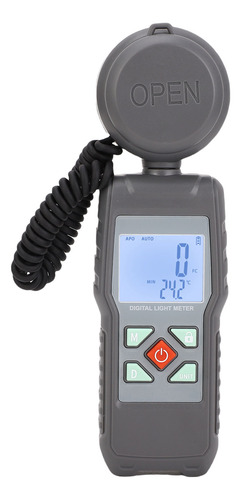 Medidor Digital De Flujo Luminoso Lcd De Iluminación 200000l