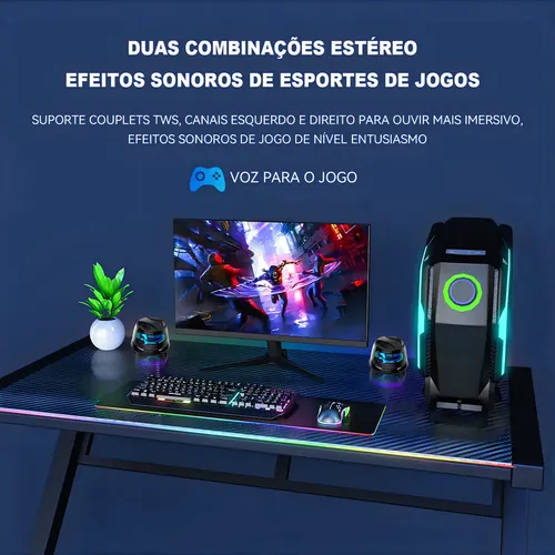Caixa de Som Portátil Ezra EZ-D16 com Bluetooth, Magnética e Luz
