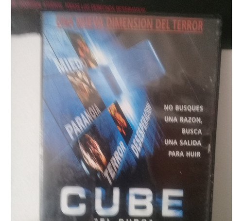 Dvd Cube  The Cube Cubo Original Muy Bueno