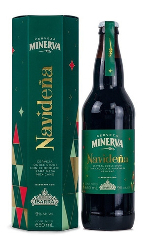 Imagen 1 de 1 de Cerveza Minerva Navideña 650 Ml