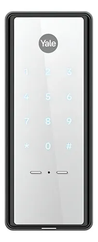 Fechadura Digital Yale Reflecta Sobrepor Espelhada Senha IP55 Externa Resistente Chuva Sol