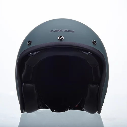 Capacete Aberto Custom Lucca Sublime Militar Com Viseira Cor Verde-escuro Tamanho do capacete 62