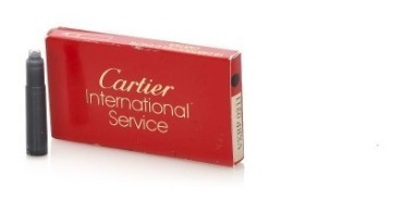 Repuesto Cartier Fountain Pen Cartridges - Black