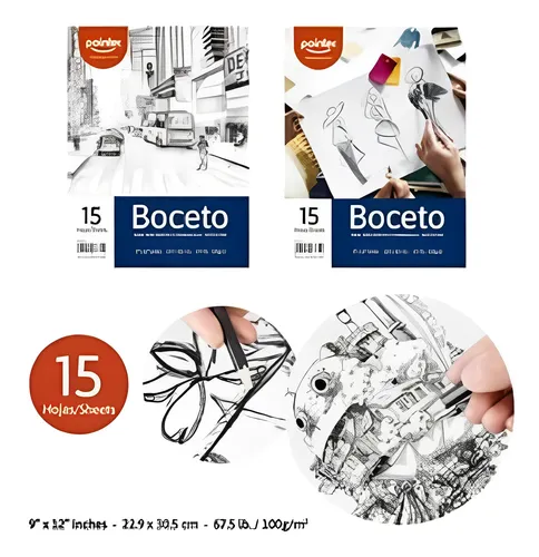comprar Libreta Para Bocetos Pointer Sb-15 (15 Hojas, 9 X12 )