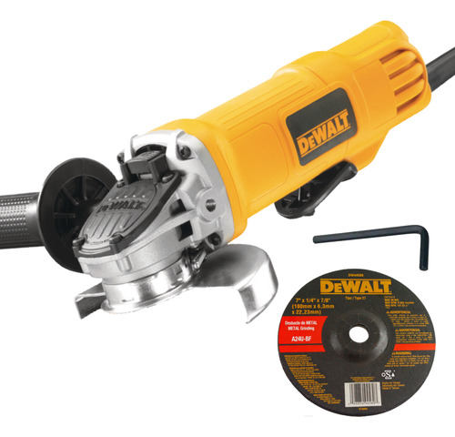 Esmeriladora Angular 4 1/2 900w Dewalt Dwe4120-b3 Color Amarillo