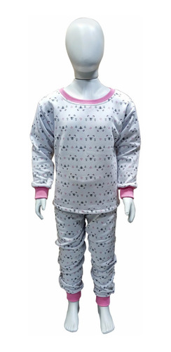 Imagem 3 de 8 de Combo Com 3 Pijamas Infantil Flanelado 2/3/4/6 Menina