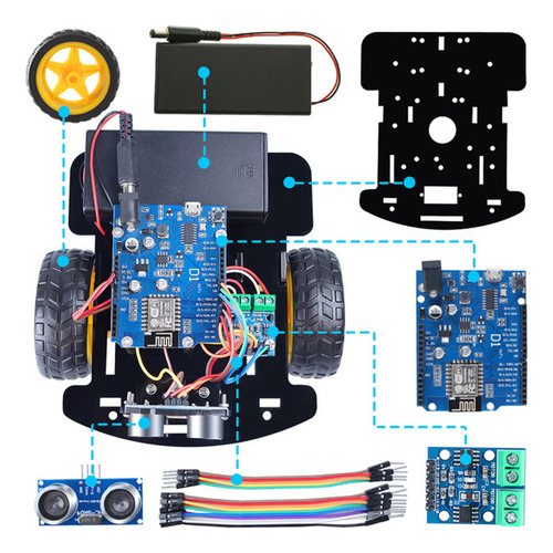 - Kit Diy: Robô Arduino Programável Com Prevenção De