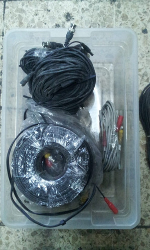Imagen 3 de 6 de Cables Nuevos Y Usados Para Camaras De Vigilancia Bnc Y Adap