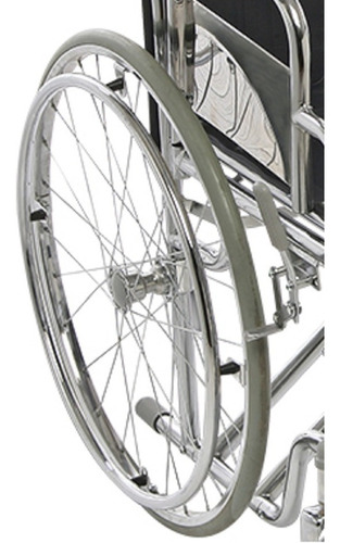 Imagen 4 de 8 de Silla De Ruedas Plegable Reforzada Obesos Silfab S3011a