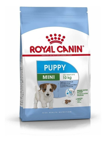 Imagen 1 de 3 de Alimento Royal Canin Size Health Nutrition Mini Junior para perro cachorro de raza pequeña sabor mix en bolsa de 7.5kg