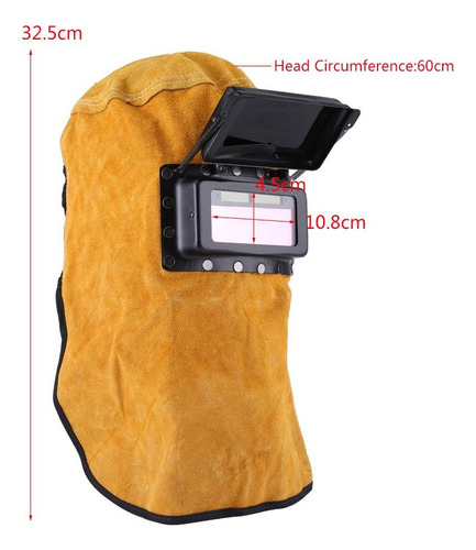 Careta Electrónica Soldar Industrial Con Hojas Protectoras