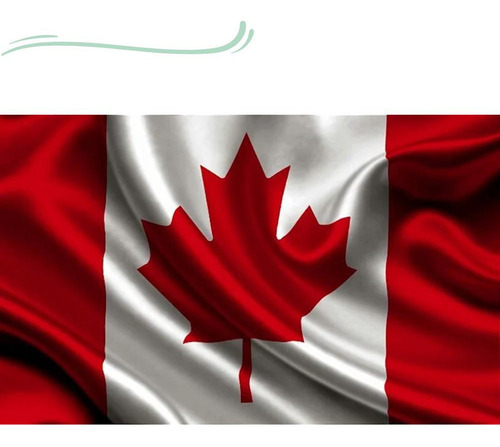 Bandera de varios países, 1,50 x 0,90 metros, Canadá