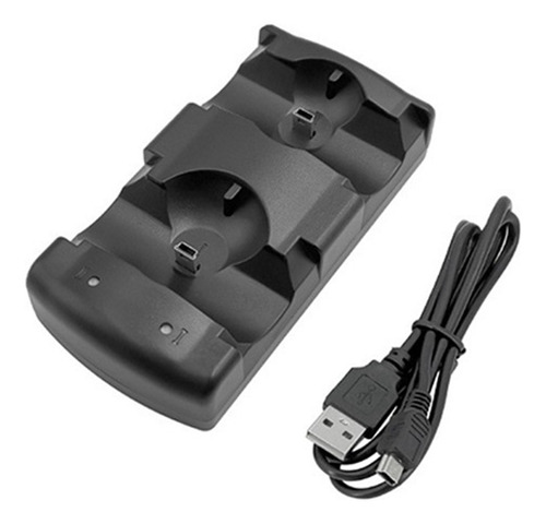 Cargador Dual Usb Con Base De Alimentación De Doble Carga Pa