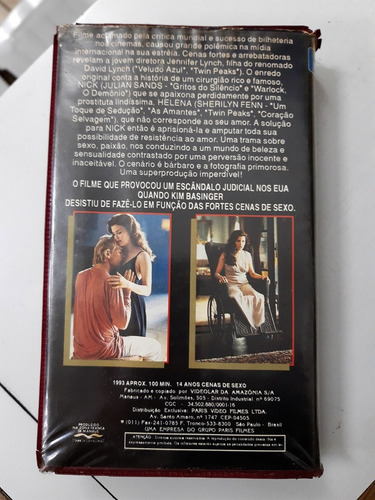 Vhs Original Legendado Encaixotando Helena Julian Sands (Usado)