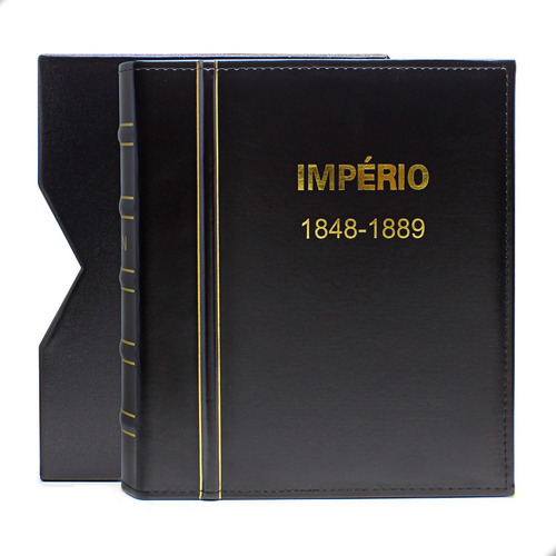 Álbum Moedas Super Luxo Nº 6 Império Prata 1848 - 1889