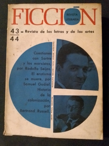 Revista Literaria Ficción - Nros 43 Y 44 - Buenos Aires 1963