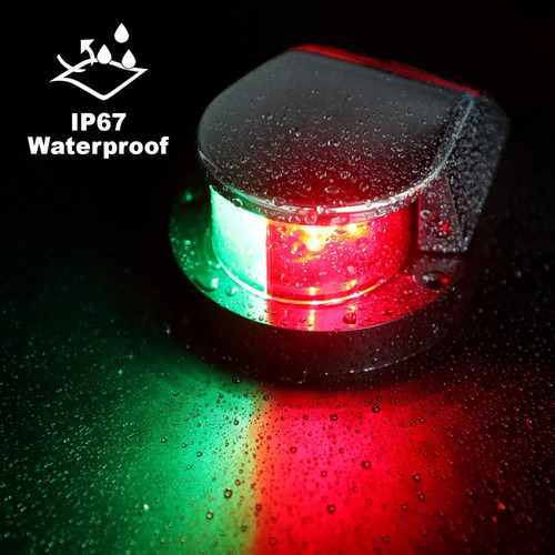 Navegation Light For Obcursco Barcos, Led Marina, De Proa