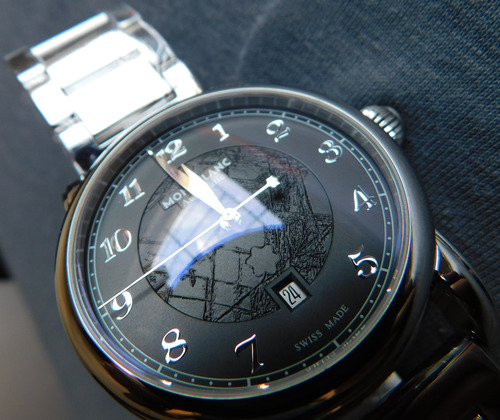 #relógio Montblanc Star Legacy Automatic Swiss Made 27 Joias Marrom Prateado Preto