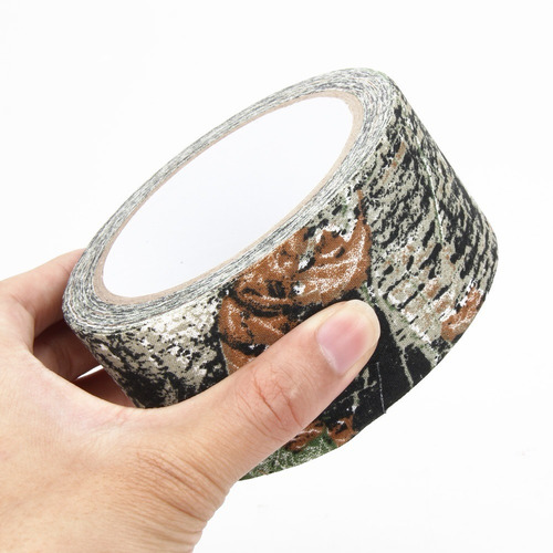 Fita Adesiva 10m Tecido Camuflada Gamo Duct Tape Impermeavel