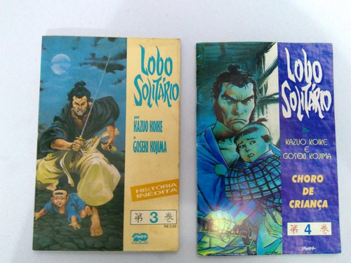 2 Hq Mangá Lobo Solitário Edições  3 E 4 B1 $