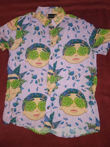 Camisa Rick And Morty Hawaiana (s)