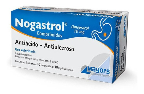 Nogastrol Antiacido - Antiulceroso Con Omeprazol (10 Comp.)